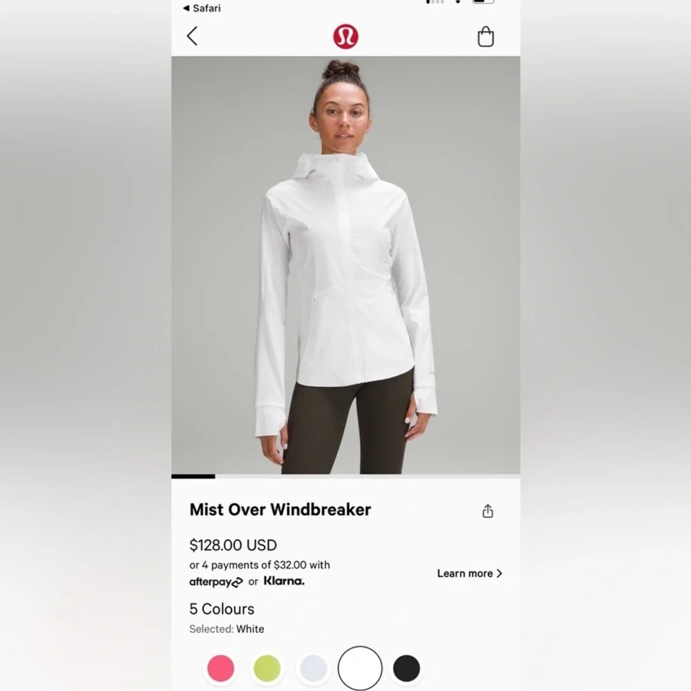 Lululemon Athletica Lime Green Hoodie - Picture 6 of 8